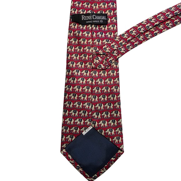 Mens Designer Silk Neckties Lot Austin Grey Harve Benard Rene Chagal Patterns - Picture 6 of 6